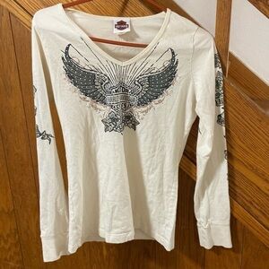 Harley Davidson Size Large 100% Cotton